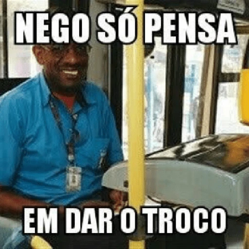 Figurinha: Motorista só pensa em dar o troco