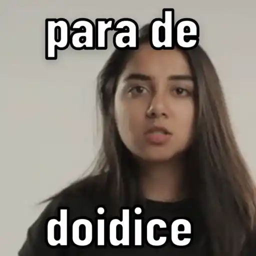 Figurinha: Para de doidice