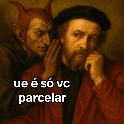 Figurinha: Tentação de parcelar