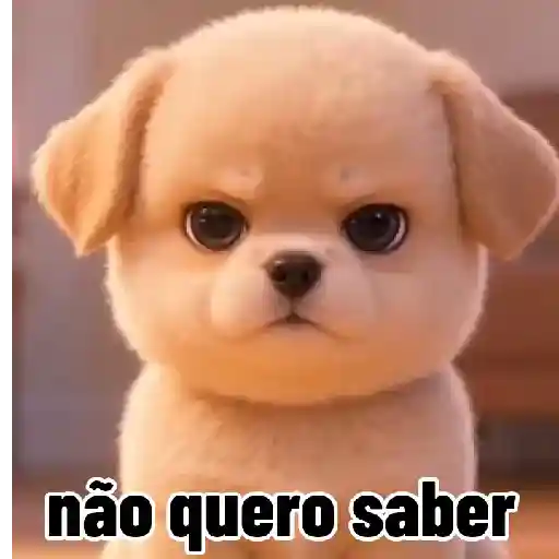 Figurinha: Não Quero Saber