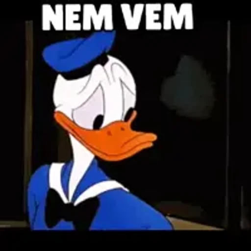 Figurinha: Pato Donald "Nem Vem"