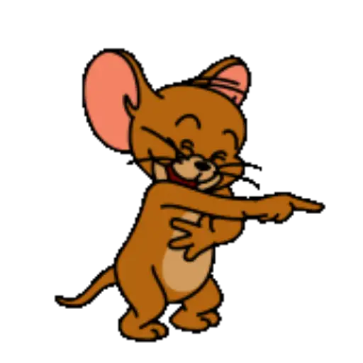 Figurinha: Jerry rindo muito