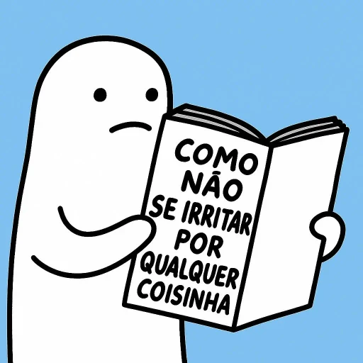 Figurinha: Como não se irritar