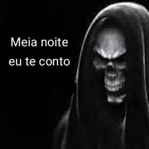 Figurinha: Meia noite eu te conto