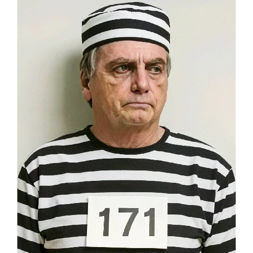 Figurinha: Bolsonaro 171 Preso
