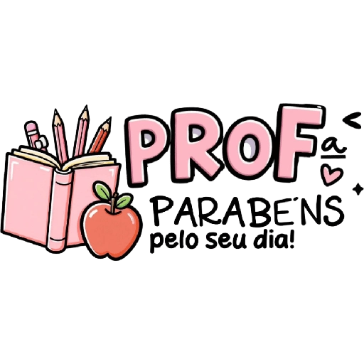 Figurinha: Parabéns Professor!