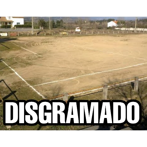 Figurinha: Campo de futebol disgramado