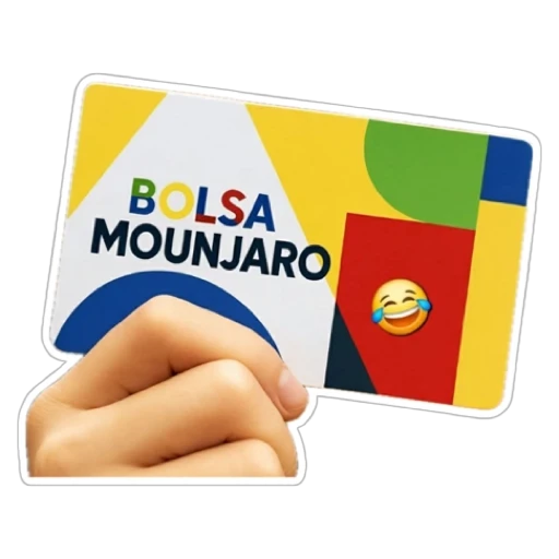 Figurinha: Bolsa Mounjaro com Emoji Rindo