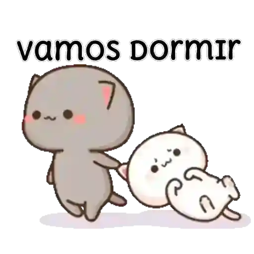 Figurinha: Gatinhos Prontos Para Dormir