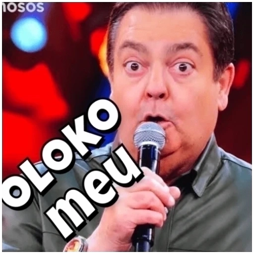 Figurinha: Faustão Oloko meu