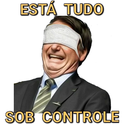 Figurinha: Bolsonaro tá tudo sob controle
