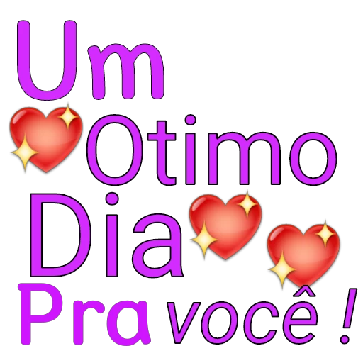 Figurinha: Um Ótimo Dia Pra Você!