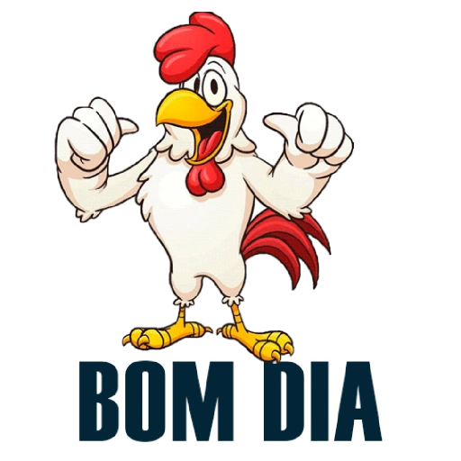 Figurinha: Galo Bom Dia