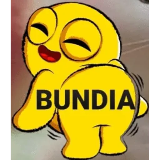 Figurinha: Bundia Emoji