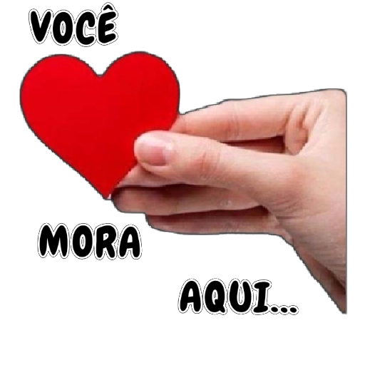 Figurinha: Você mora aqui