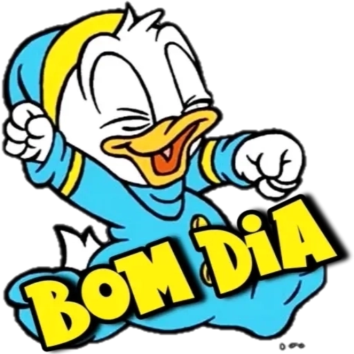 Figurinha: Pato Donald Bom Dia