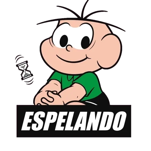 Figurinha: Cascão Espelando