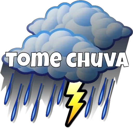 Figurinha: Chuva e Trovão