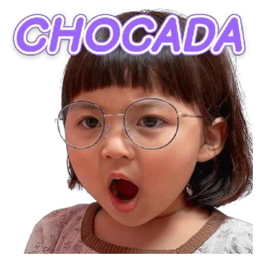 Figurinha: Menina Chocada