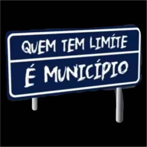 Figurinha: Placa Quem Tem Limite é Município
