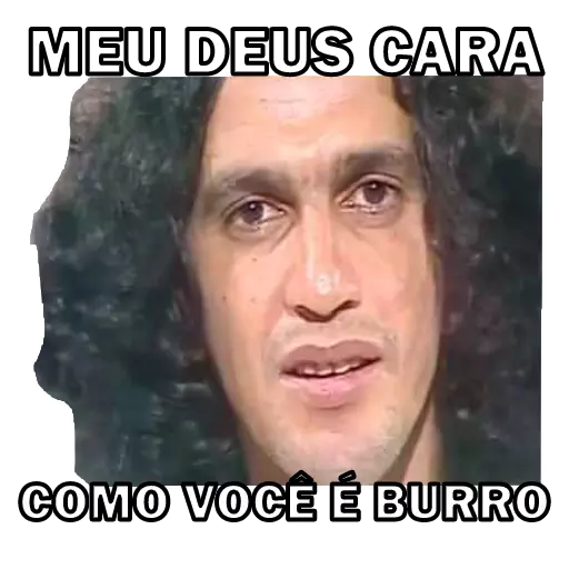 Figurinha: Meu Deus Cara