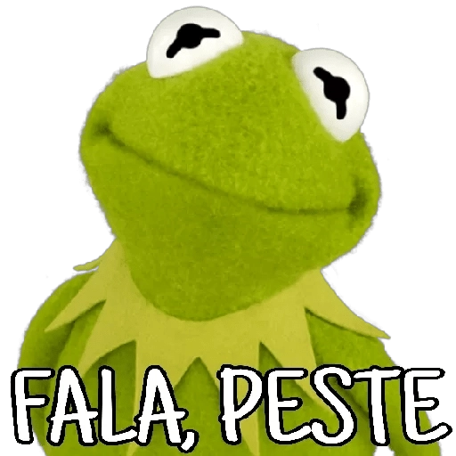 Figurinha: Sapo Kermit: Fala Peste