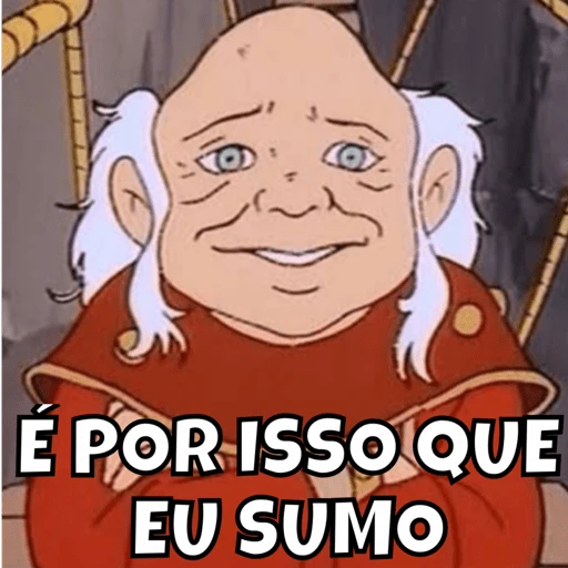 Figurinha: É por isso que eu sumo