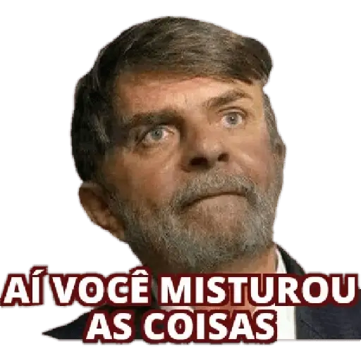 Figurinha: Aí você misturou as coisas