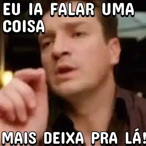 Figurinha: Eu ia falar uma coisa