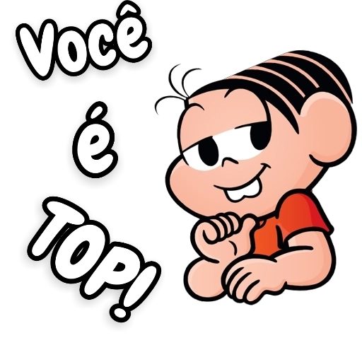 Figurinha: Turma da Mônica - Você é TOP!