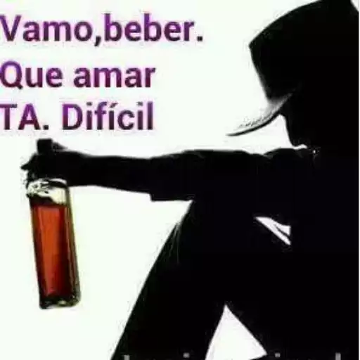 Figurinha: Bora beber!