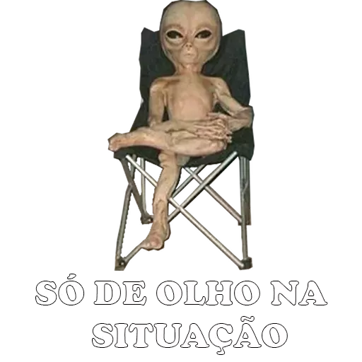 Figurinha: SÓ DE OLHO NA SITUAÇÃO