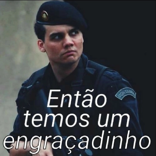Figurinha: Então temos um engraçadinho