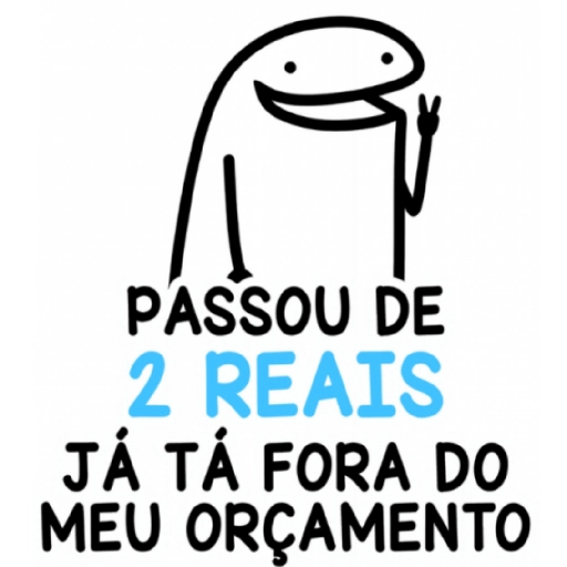 Figurinha: Passou de 2 Reais