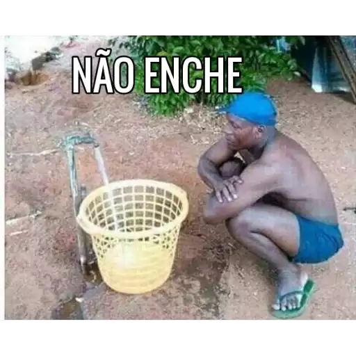 Figurinha: NÃO ENCHE