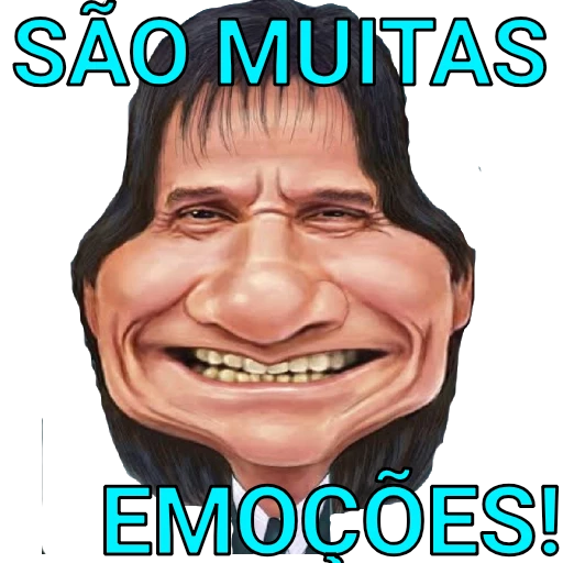 Figurinha: São Muitas Emoções