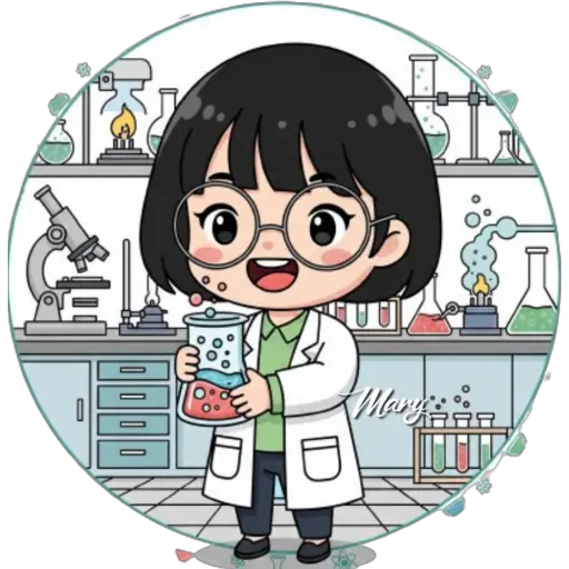 Figurinha: Cientista Fofa