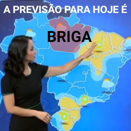 Figurinha: Previsão do tempo é briga