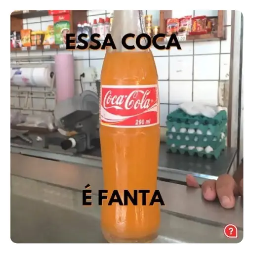 Figurinha: Essa Coca é Fanta