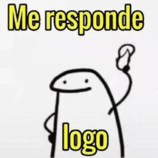 Figurinha: Flork me responde logo