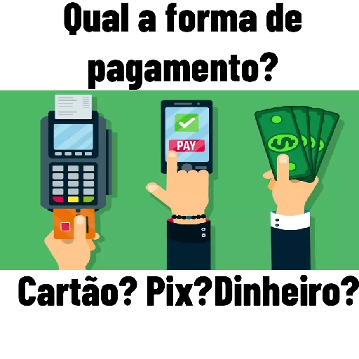 Figurinha: Cartão? Pix? Dinheiro?