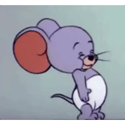 Figurinha: Ratinho Fofo Dançando