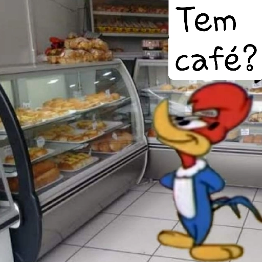 Figurinha: Pica Pau: Tem café?