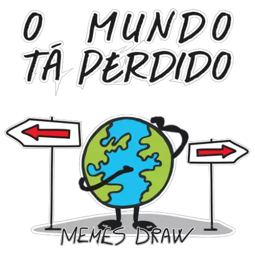 Figurinha: O Mundo Tá Perdido