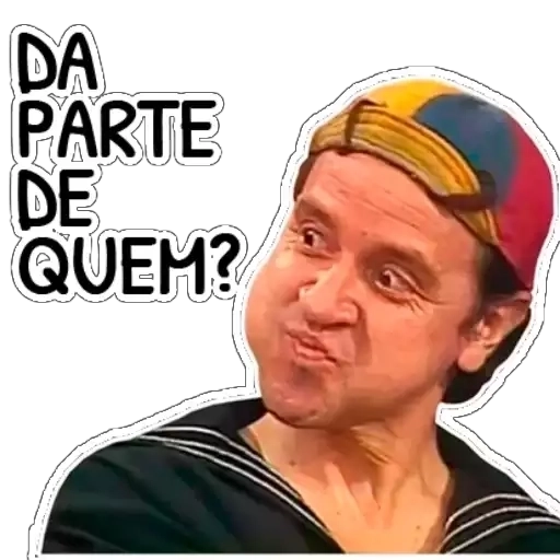 Figurinha: Chaves da parte de quem?
