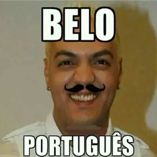 Figurinha: Belo Português