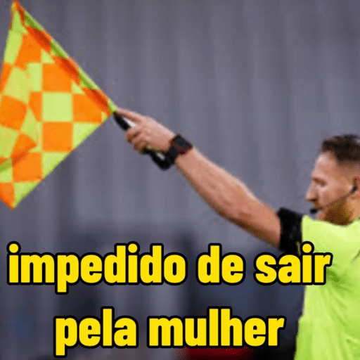 Figurinha: Impedido pela mulher