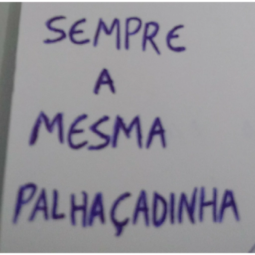 Figurinha: Sempre a mesma palhaçadinha