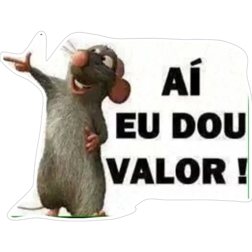 Figurinha: Ratatouille: Aí eu dou valor!
