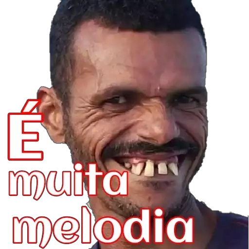 Figurinha: É muita melodia